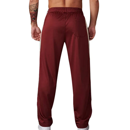 Men's Fashion Sweatpants Spring and Autumn Thin Sports Pants Casual Jogging Fitness Pants Trousers