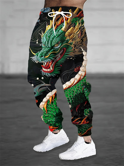 Men's Sports Pants Fashionable And Versatile Loose-fitting Sports Pants Spring And Autumn Casual Retro-style Sports Pants