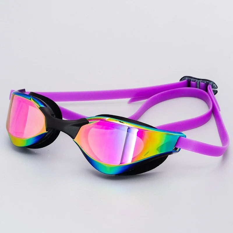 Profession Racing Swimming Goggles Plating Waterproof UV Protection Competition Anti-Fog Glasses Outdoor Match Eyewear