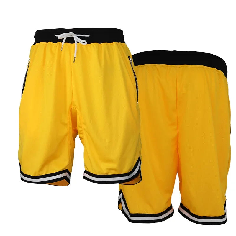 Men's Basketball Shorts Quick Dry Breathable Sports Shorts Sweat Wicking Gym Running Training Fitness Beach Athletic Shorts