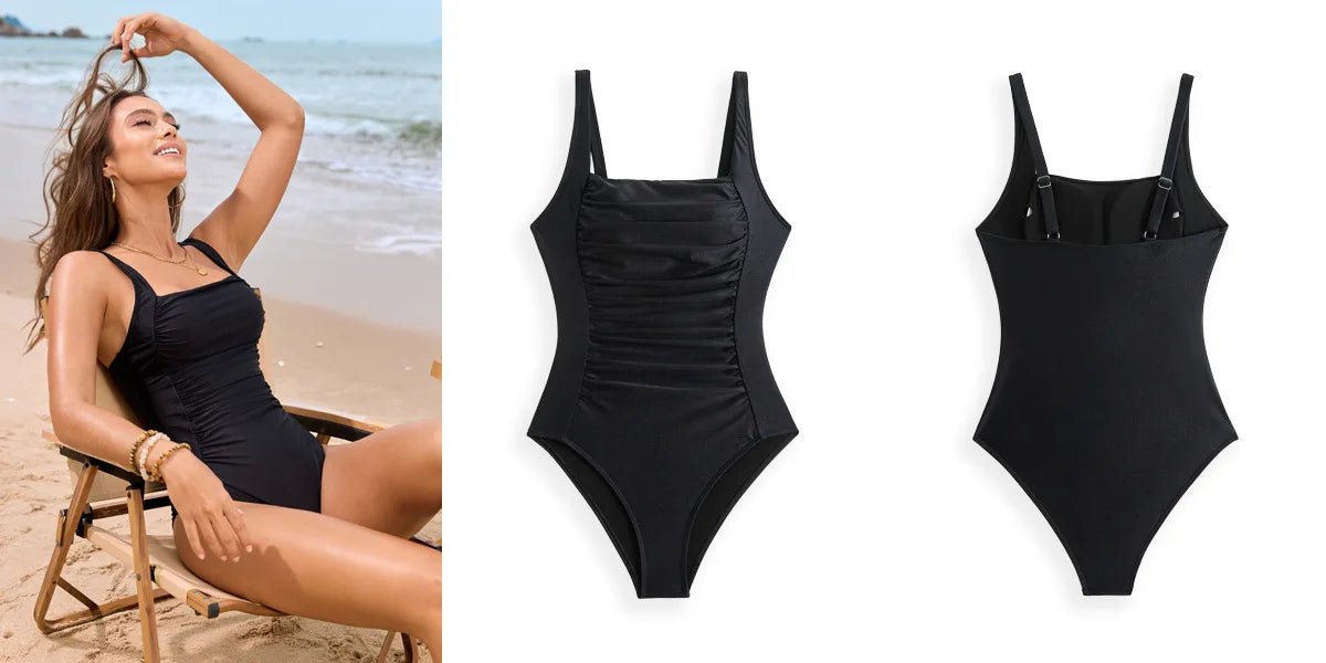 Floral One Piece Swimsuits Closed Women's Swimwear Push Up For Swimming Wear Body Bathing Suits Beachwear Pool Bather