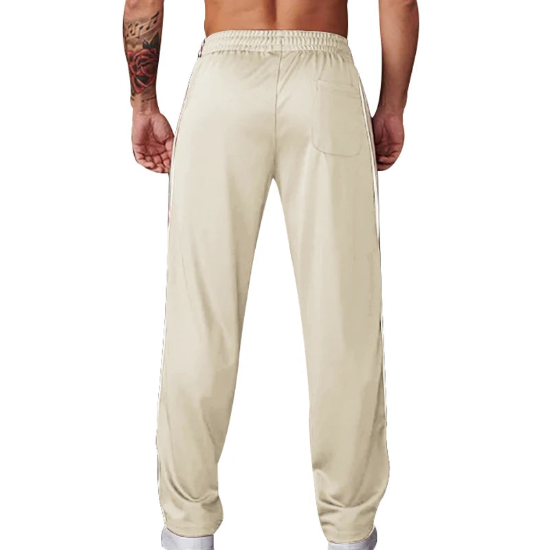 Men's Fashion Sweatpants Spring and Autumn Thin Sports Pants Casual Jogging Fitness Pants Trousers