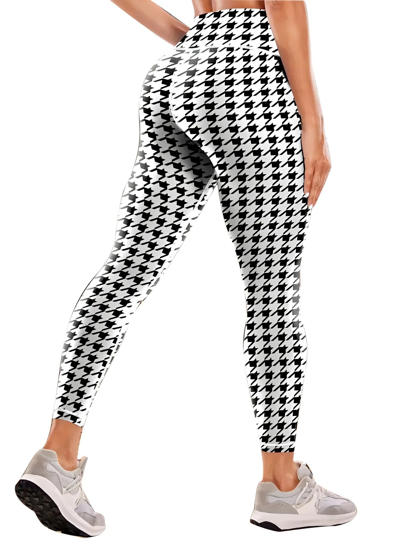 Women's 50-color high-waist printed yoga pants, hip-lifting tight quick-drying sports yoga pants