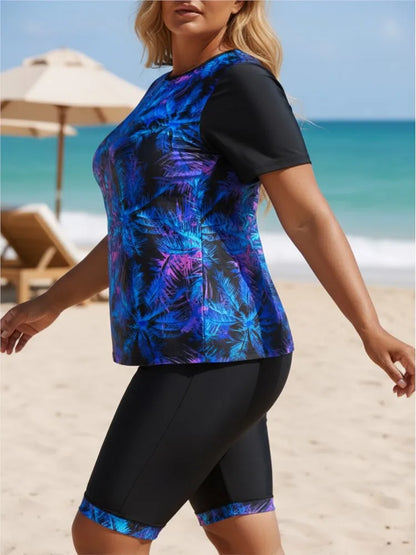 XL-6XL Plus Size High Waist Bikini Women's Push Up Large Size 3XL 4XL Swimsuit Summer Tummy Control Swimwear Tankini Sets
