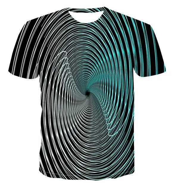 Men's 3d T-shirt Casual Short-sleeved O-neck Fashion Funny Printing T-shirt Men and Women T-shirt High-quality