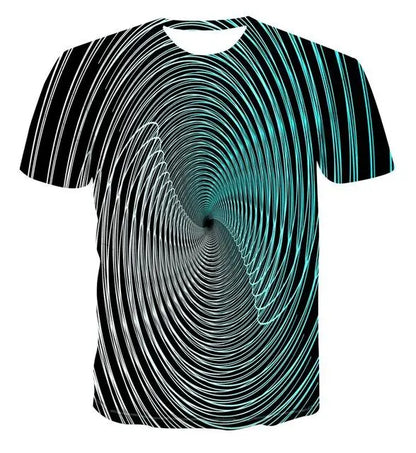 Men's 3d T-shirt Casual Short-sleeved O-neck Fashion Funny Printing T-shirt Men and Women T-shirt High-quality