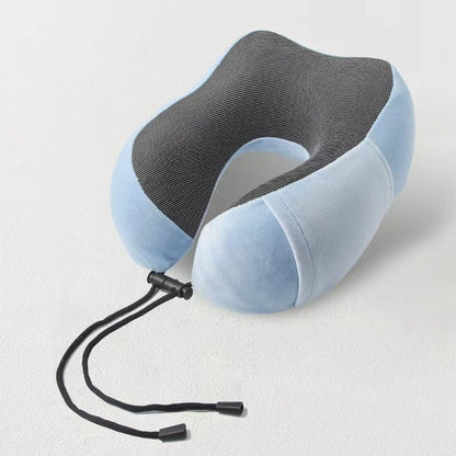 U Shaped Memory Foam Neck Pillows Soft Cervical Orthopedic Pillow Travel Essentials For Airplane Massage Neck Cushion