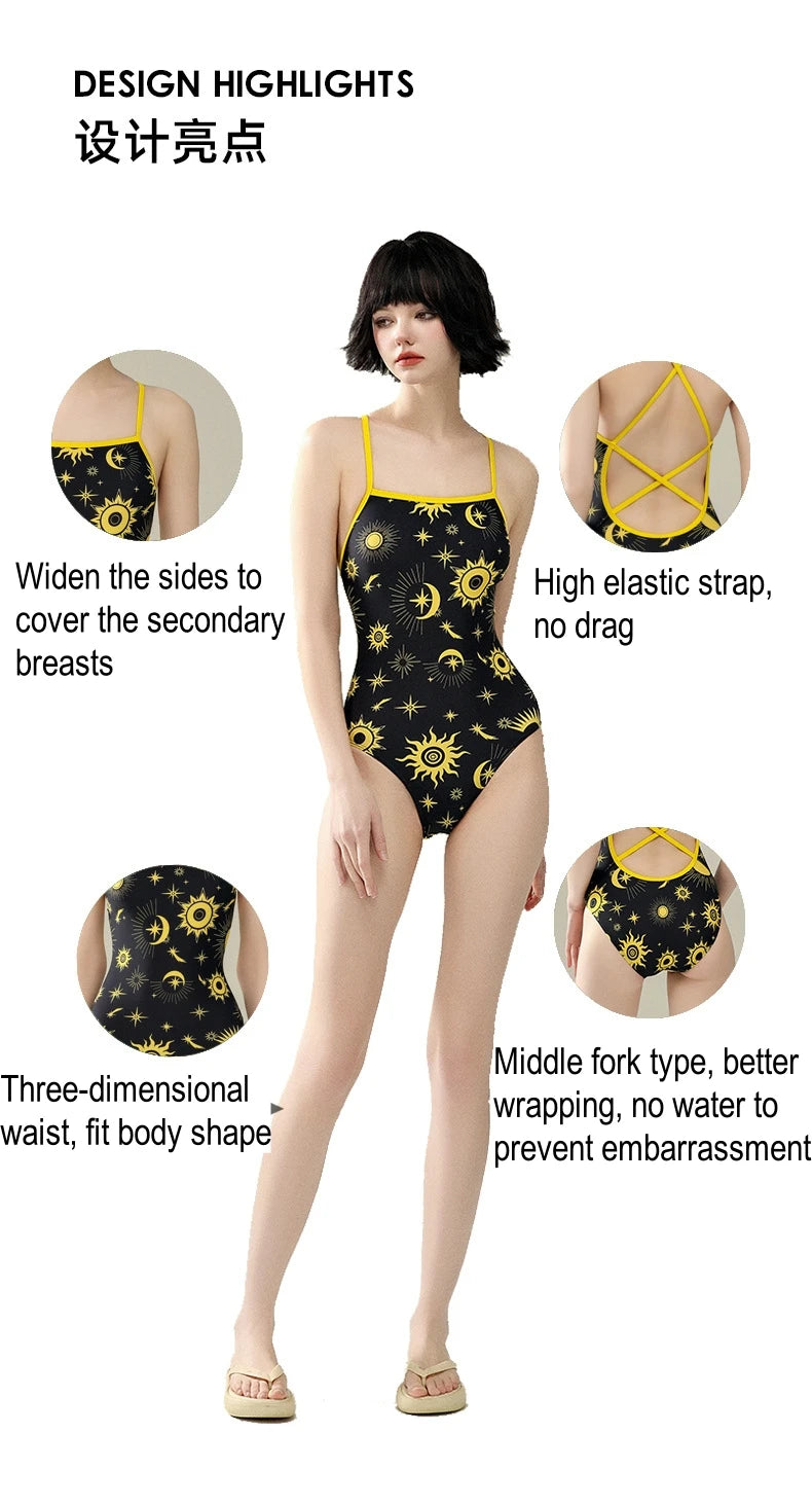 Multicolours Bunny Bum Women Swimwear One Piece Professional Swimsuits