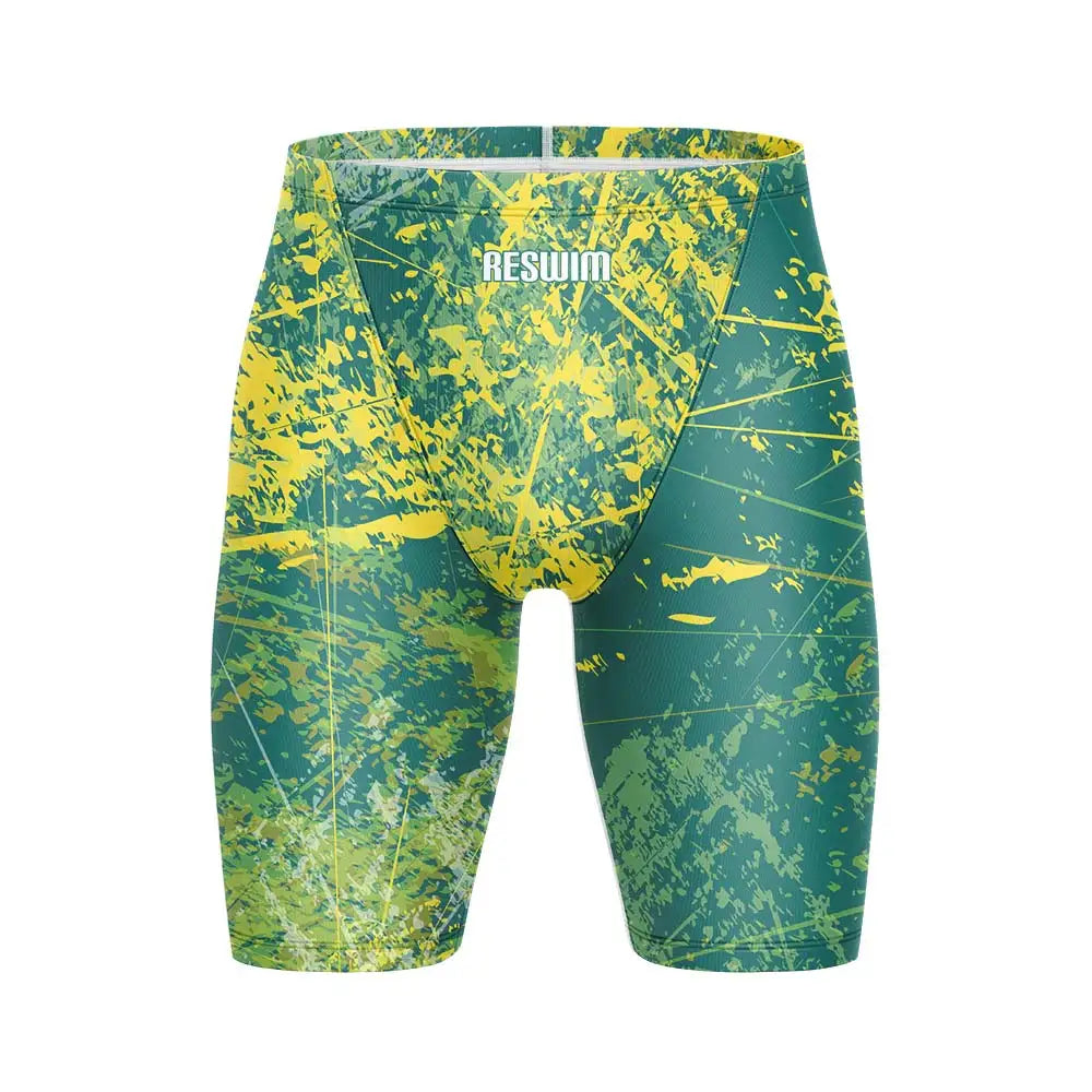 Summer Swimming Trunks Shorts Men's Jammers Swimsuit Beach Trunks Surfing Sports Training Tight Pants Quick Dry Running Swimwear