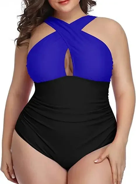 One-Piece Swimsuit for Women Size L-3XL Ladies Push Up Swimwear Swimming Suits Bathing Beachwear Bathers
