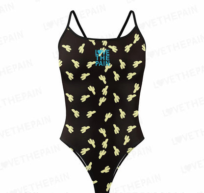 Love The Pain Women Swimsuit One-piece Comfortable Suit Functional Training Swimwear Pro Triathlon Beach Bathing Suit