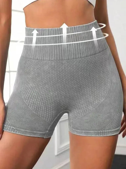 Women High Waist Washed Yoga Shorts Fitness Push Up Leggings Gym Running Cycling Peach hips Bottoms Female Sports Clothing