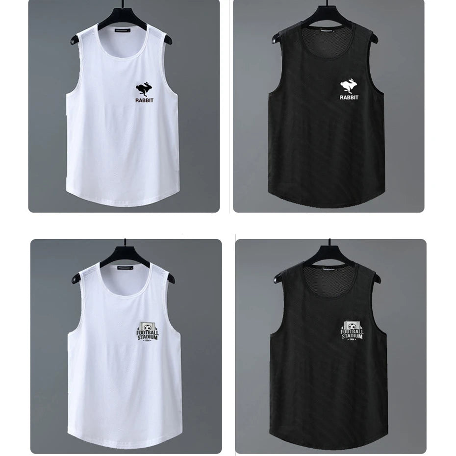 Summer Tank Tops Men Plus Size 10XL 11XL Basketball Vest Football Solid Color Running Vest Male Tank Tops Big Size 11XL
