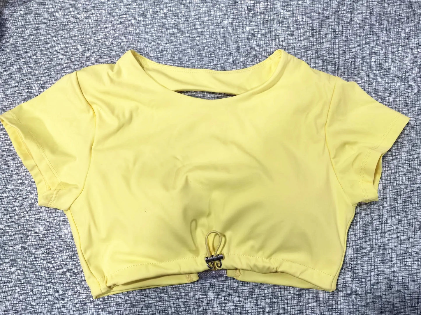 2PCS Pad Yoga Set Women Sportswear Workout Clothes Athletic Wear Gym Legging Fitness Bra Crop Top Short Sleeves Sports Suit