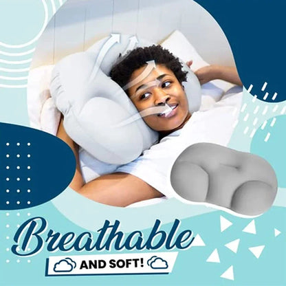 All-round Egg Shaped Cloud Pillow Soft Bed Pillow Nursing Pillow 3D Ergonomic Sleeping Memory Foam Egg Shaped Ergonomic Pillows