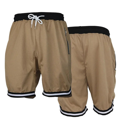 Men's Basketball Shorts Quick Dry Breathable Sports Shorts Sweat Wicking Gym Running Training Fitness Beach Athletic Shorts