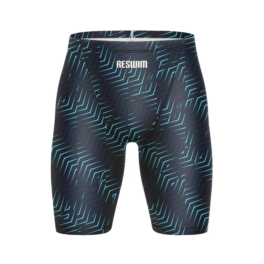 Swimming Trunks Beach Tights Shorts Men's Swim Jammer Shorts Athletic Training Swimsuit Short Quick Dry Lycra Surfing Pants
