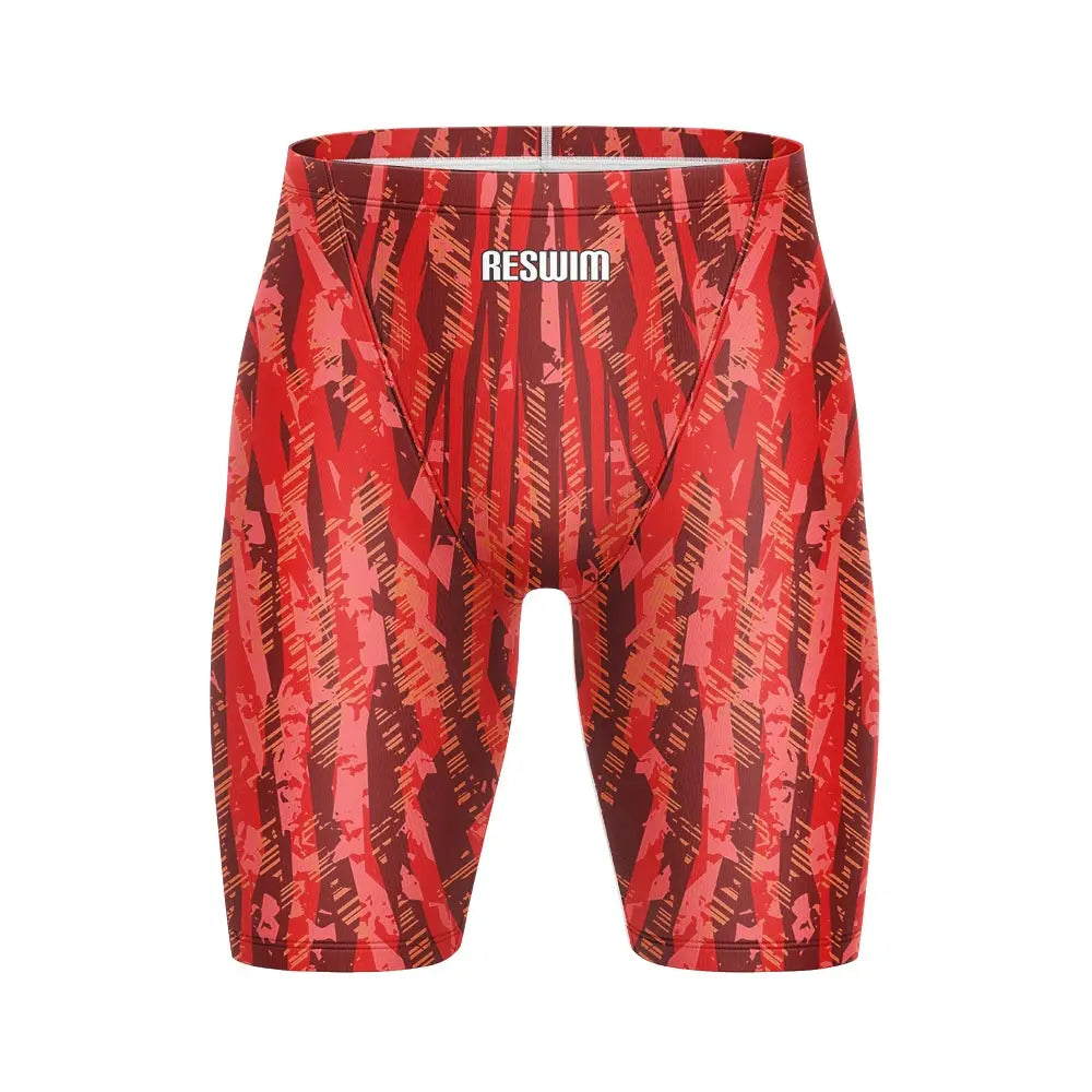 Swim Boxers Summer Men's Swim Jammer Endurance Athletic Training Swimsuit Beach Swimming Trunks For Swimwear Jammers Tights Surf Shorts