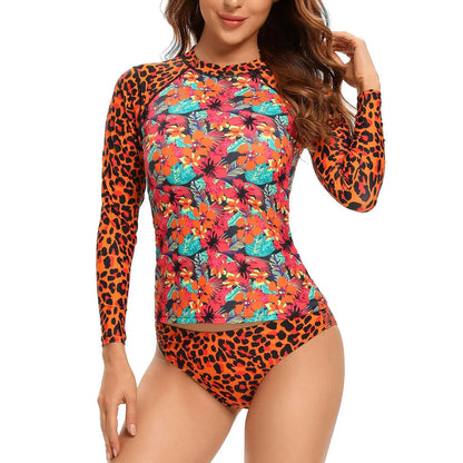 Split Swimsuit Women Bikini Female Beach Swimming Suits Tankini Two Piece Set Swimwear Summer Bathing Suit Beachwear