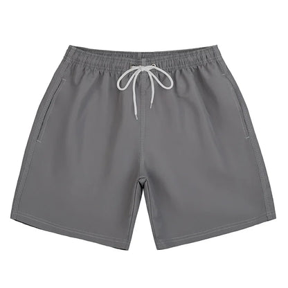 Men's Summer Low Waist Swim Trunks Quick Dry Breathable Beach Vacation Surfing Swimwear
