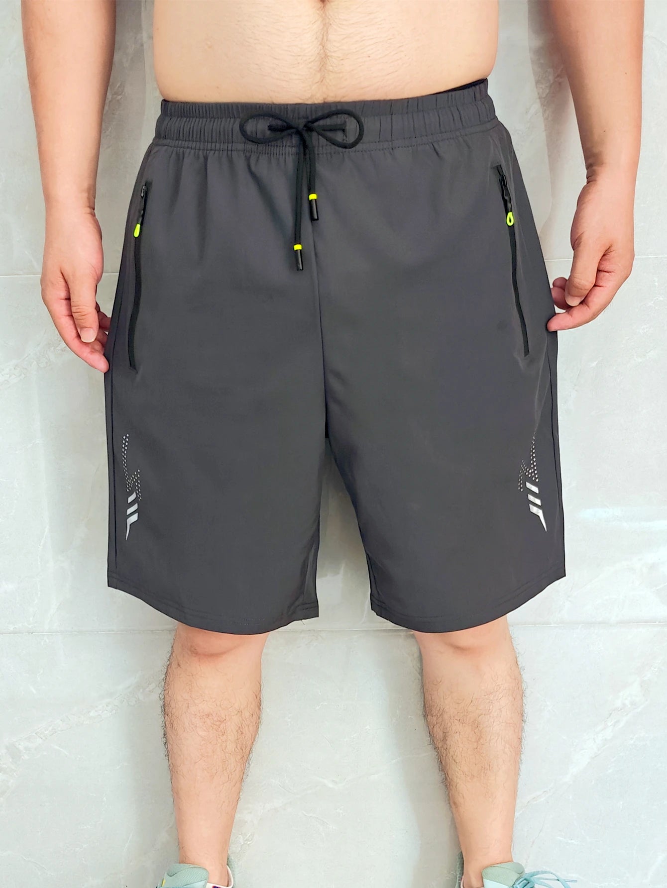 [USA Size] Men'S Beach Quick Dry Running Sports Board Black Shorts For 2025 Summer Casual Classic Oversize Pants