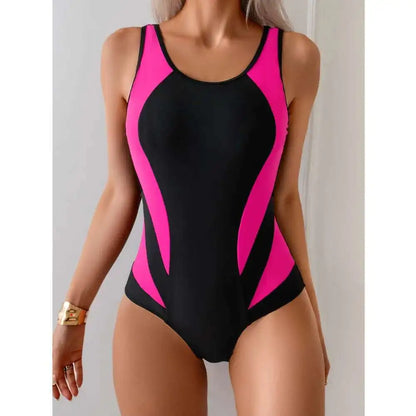 Women's Swimsuits Closed One-Piece Swimwear Push Up Swimming Wear Bodysuit Bathing Suits Beachwear Pool Bather