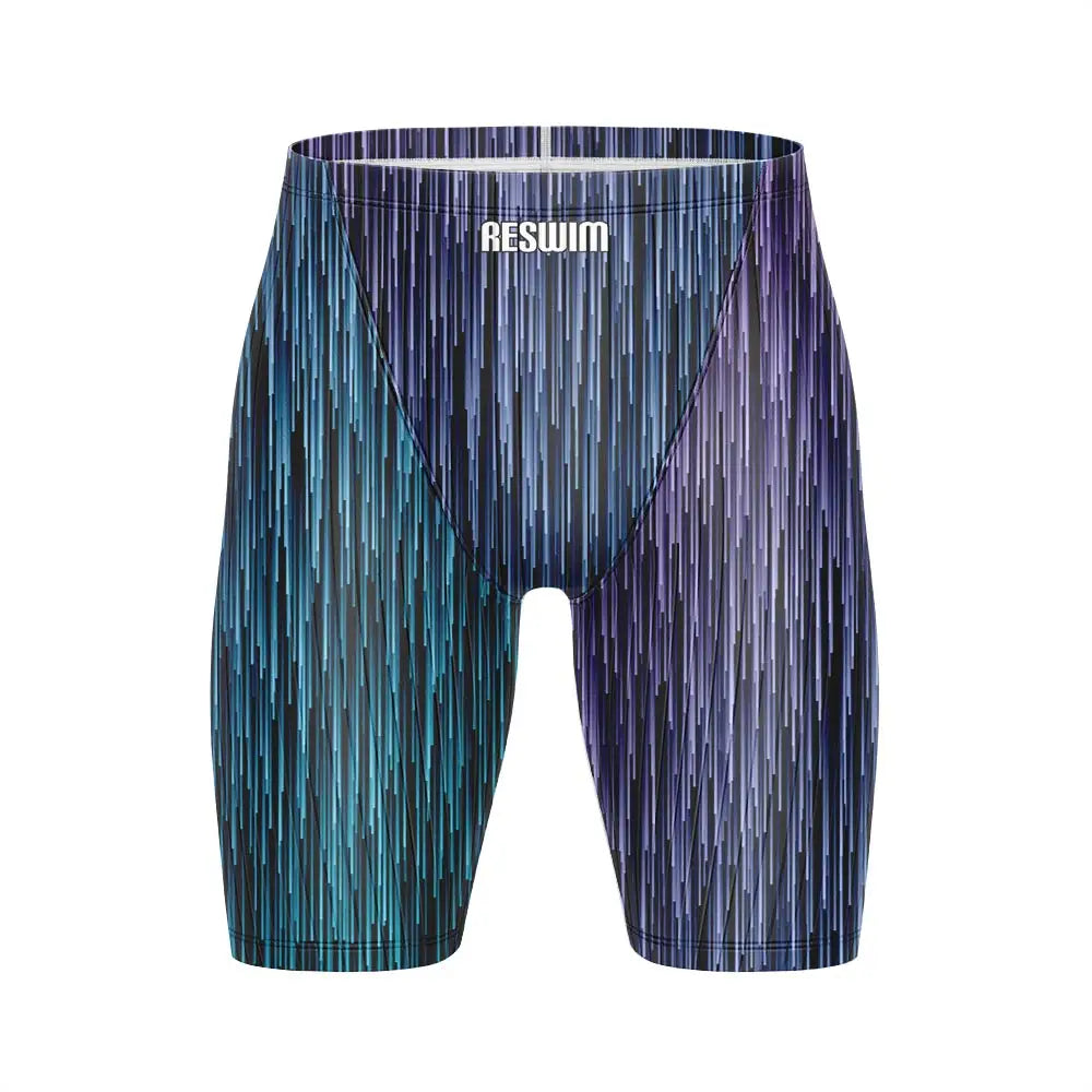 Men's Jammers Racing Swimsuit Swim Trunks Beach Tights Shorts Athletic Training Swimwear Sports Swimming Rash Guards Pants
