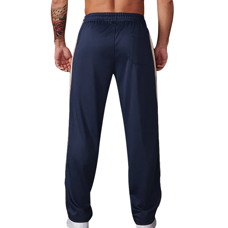 Men's Fashion Sweatpants Spring and Autumn Thin Sports Pants Casual Jogging Fitness Pants Trousers