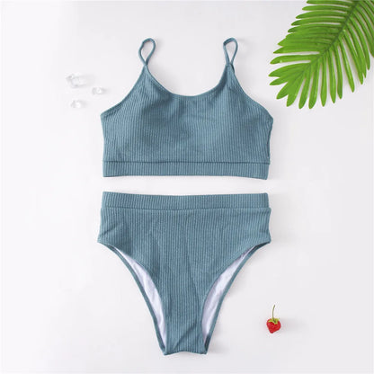 0XL - 4XL 7 Colors Bikini Plus Size Large Size Swimwear Women Swimsuit Female Two-pieces Bikini set Bather Bathing Suit