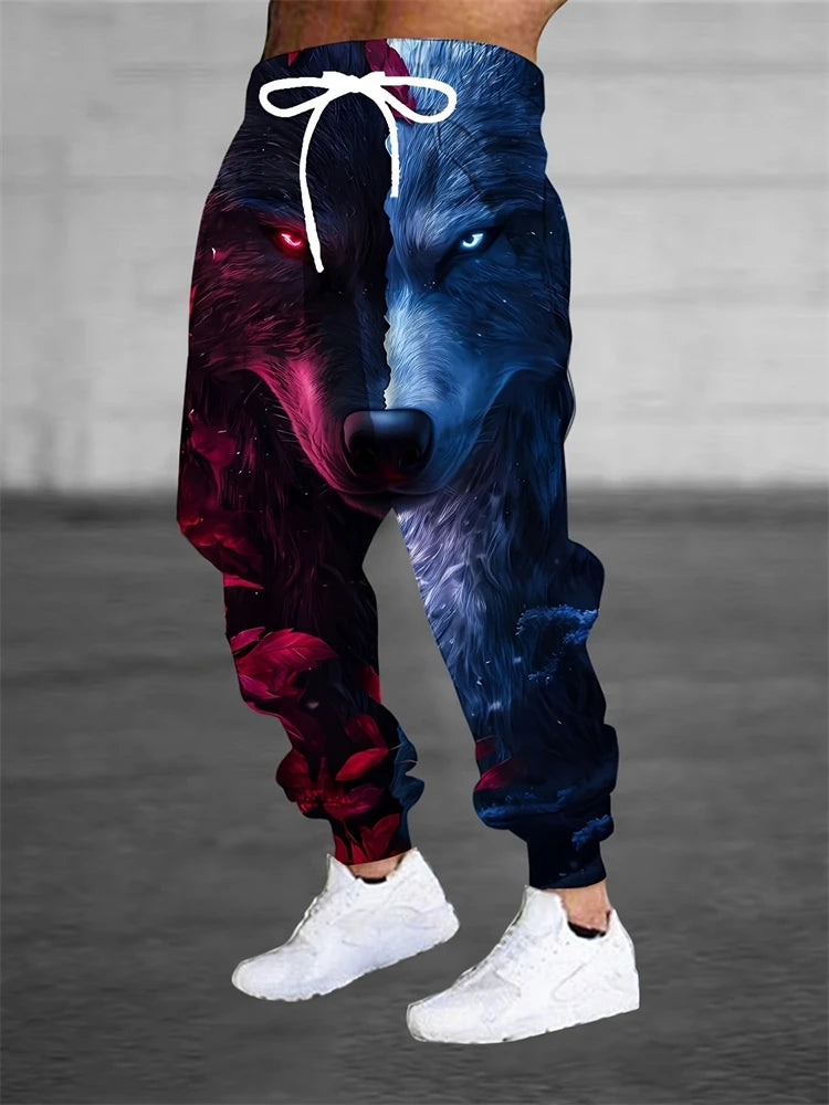 Men's Sports Pants Fashionable And Versatile Loose-fitting Sports Pants Spring And Autumn Casual Retro-style Sports Pants