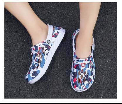 Men Sandals Light EVA Men's Casual Shoes Hole Shoes Clogs Home Garden Outdoor Male Beach Flat Slippers Big Size 49