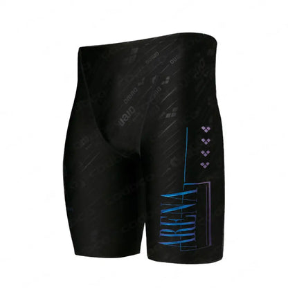 Summer Men's Swim Jammer Athletic Training Swimsuit Shorts Beach Swimming Trunks Swimwear Jammers Tights Diving Surf Shorts