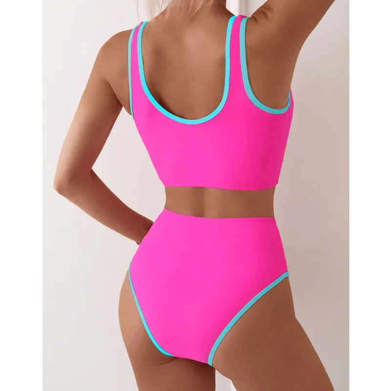 High Waist Bikinis Women Swimwear Female Swimsuit For Swim Wear Bathing Suits Bikini Set Beachwear Pool Bather