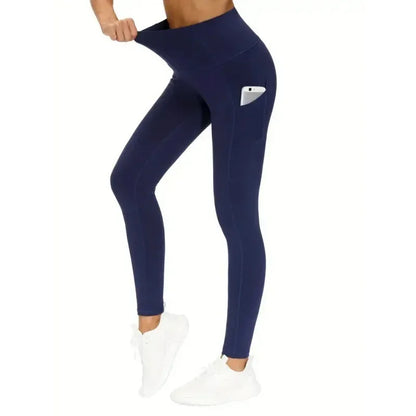 High Waist Yoga Leggings with Pocket Women Leggings Seamless Fitness High Elastic Fashion Hip Lifting Slim Gym Training Pants