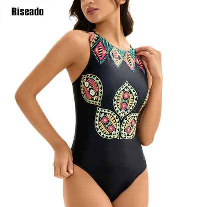 Swimsuits Woman Abdomen Control One Piece Sport Swimwear Body Cover Beach Wear Korean Swimsuit for Ladies Indoor/Pool