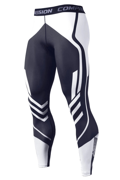 Mens Compression Pants Quick Dry Fit Men Leggings Fitness Running Tights Trousers Male Sportswear Training Sport Gym Leggings