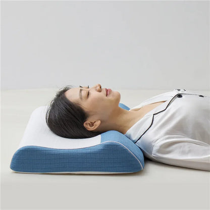 Thailand Natural Latex Pillow Removable and Washable Pillowcase Household Traction Neck Pillow