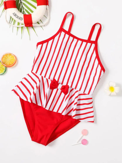 Girls Swimsuit Summer One Piece Bathing Suit Baby Swimwear Kids Girl Bikini Sets Children's Swimming Clothes Beachwear