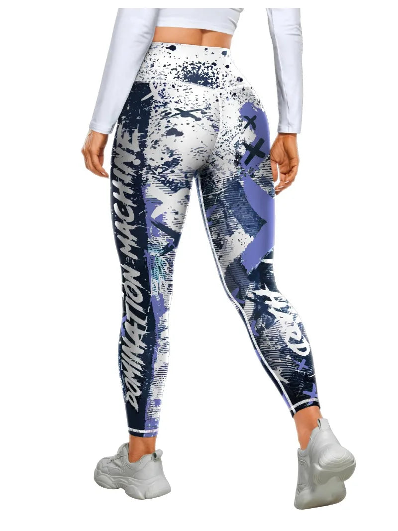Printed Yoga Pants Women's Sports Fitness Leggings High Waist Tight Sport Pants Clothes Sport Women Fitness Push Up