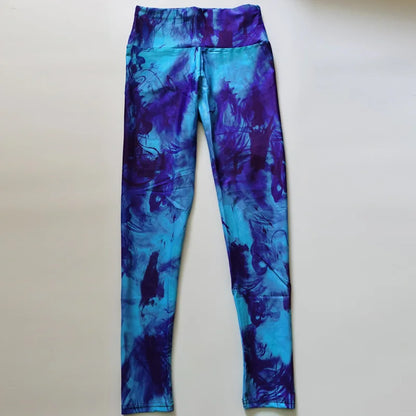 Women Tie-Dye Gym Leggings Seamless Push Up Pants Sports Fitness High Waist Workout Yoga Leggings Gym for Women