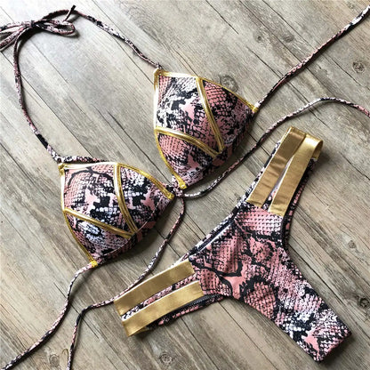 7 Colors S - XL Push Up Bikini Women Swimwear Female Swimsuit Two-pieces Bikini set Bra Cup Bather Bathing Suit Swim