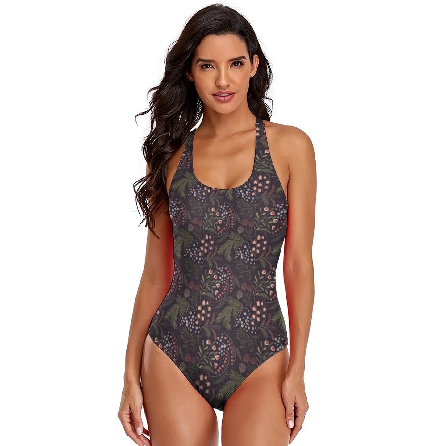 Floral Swimsuit Simple Swim Swimwear Women Wholesale 1 Piece Bathing Suit