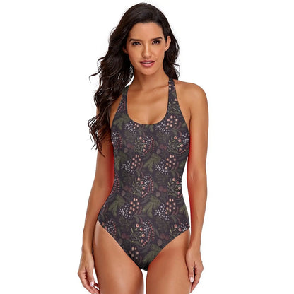 Floral Swimsuit Simple Swim Swimwear Women Wholesale 1 Piece Bathing Suit