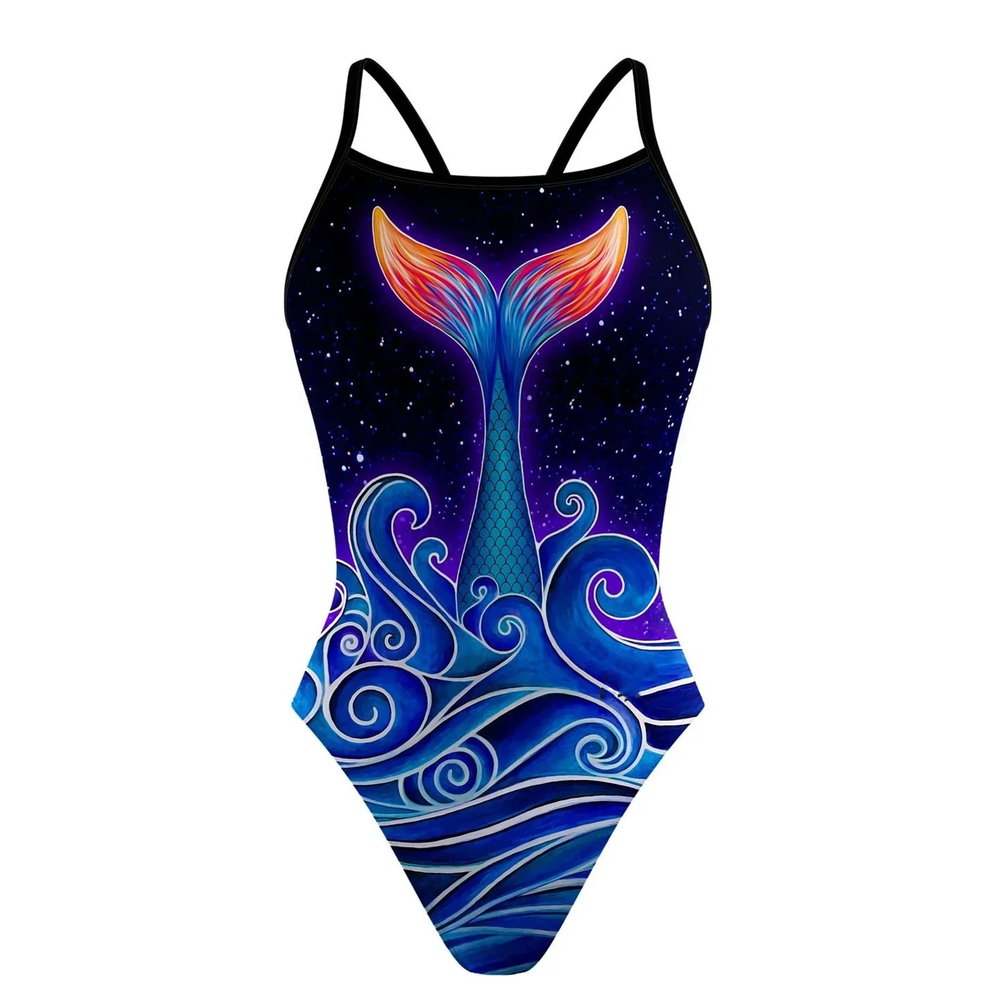 Women's One-Piece Swimsuit Backless Waist-Cinching Speed Swimming Suit Professional Training Competition Swimsuit
