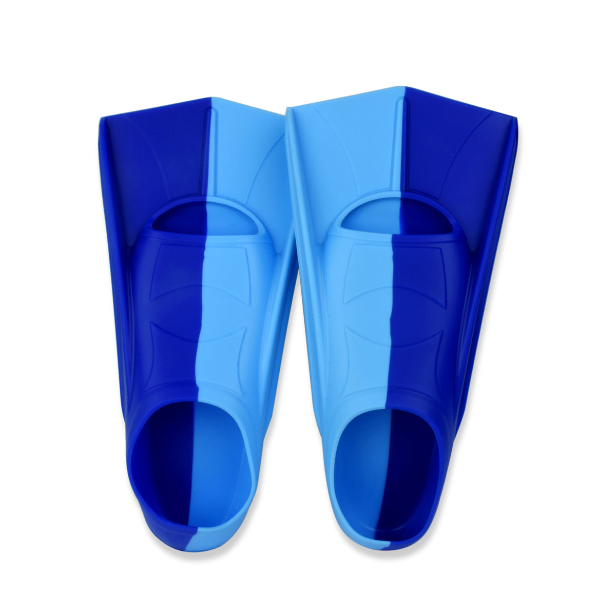 Swimming flippers men and women freestyle breaststroke silicone short flippers adult professional light diving training