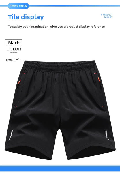 M-8XL Plus Size Men's Sports Shorts Summer New Arrival Comfortable Elastic Waist Clothing Male Breathable Short Trousers