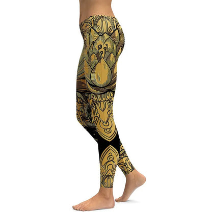 LI-FI Print Yoga Pants Women Unique Fitness Workout Sports Running Leggings Push Up Gym Wear Elastic Slim