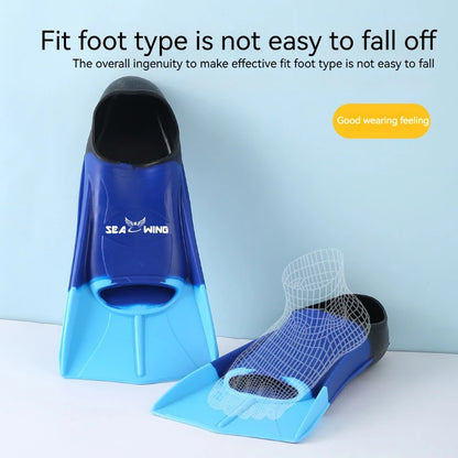 Swimming Freediving Flippers Breaststroke Non-slip Swimming Aid Training Silicone Frog Shoes Swimming Pool Aid Dual Fins