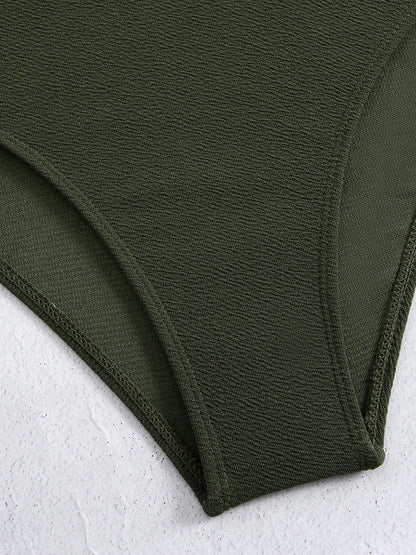 One Shoulder Swimsuit Women One Piece Hollow Out Swimwear Female Bodysuit Bathing Swimming Suit Bathers Beachwear
