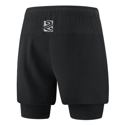 Two Piece Men'S Beach Quick Dry Running Sports Board Black Shorts Casual Oversize 8XL 9XL Pants Trousers